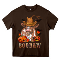 Chocolate Brown Boohaw Heifer Heavy Core Tee - RanaPortraitStore