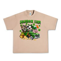 Burro Shamrock farm Urban Heavy Tee - CowGirlArtShop