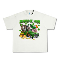 Pistachio Shamrock farm Urban Heavy Tee - CowGirlArtShop