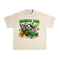 Sandshell Shamrock farm Urban Heavy Tee - CowGirlArtShop