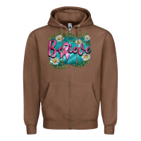 Chestnut breast cancer believe Zipper Hoodie - BarkalooDesign
