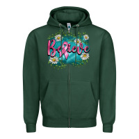 Sports Green breast cancer believe Zipper Hoodie - BarkalooDesign