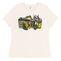 Bone Army coffee cups 4th of july Ladies Tee - HowdyJamesFarm