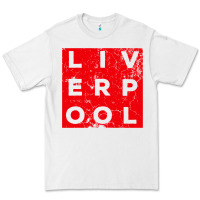 White Cool Retro Grunge Vintage look Liverpool shirt gift , best gift, costu Premium Tee - maiPhamDesign