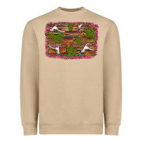 Mushroom cinco de mayo bullskull and cactus Heavyweight Sweatshirt - Artiststas