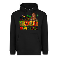 Black black teacher  magic Heavyweight Hoodie - AdoDesignShop