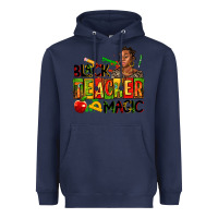 Navy black teacher  magic Heavyweight Hoodie - AdoDesignShop