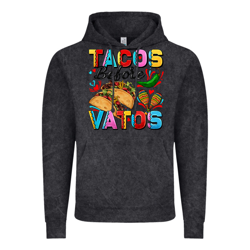 Tacos Before Vatos Valentine's Day Vintage Hoodie by FaDigitalArtStudio | Teevron