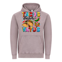 Vintage Zinc Tacos before Vatos Valentine's Day Vintage Hoodie - FaDigitalArtStudio