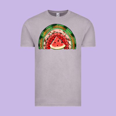 Watermelon Rainbow Vintage Tee Designed By Jasminsmagicworld