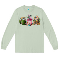 Matcha Mexican Day Of The Dead Coffee Cups Long Sleeve Tee - FaDigitalArtStudio