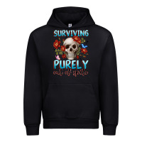 Black surviving purely out of spite Urban Hoodie - JahusDesignShop