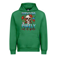 Emerald surviving purely out of spite Urban Hoodie - JahusDesignShop