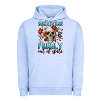 Pigment Grape Ice surviving purely out of spite Urban Hoodie - JahusDesignShop