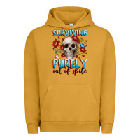 Pigment Peanut Butter surviving purely out of spite Urban Hoodie - JahusDesignShop