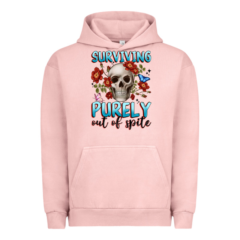 Surviving Purely Out Of Spite Urban Hoodie by JahusDesignShop | Teevron