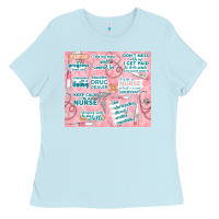 Baby Blue funny nurse Ladies Tee - TumblerDesignByShophia