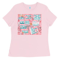 Bubblegum Pink funny nurse Ladies Tee - TumblerDesignByShophia