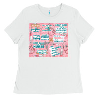 White funny nurse Ladies Tee - TumblerDesignByShophia