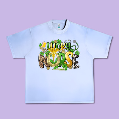 Lucky Nurse St. Patrick's Urban Heavy Tee Designed By Howdyjamesfarm
