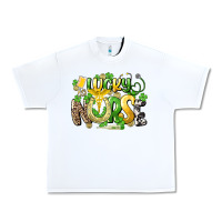 White lucky nurse St. Patrick's Urban Heavy Tee - HowdyJamesFarm