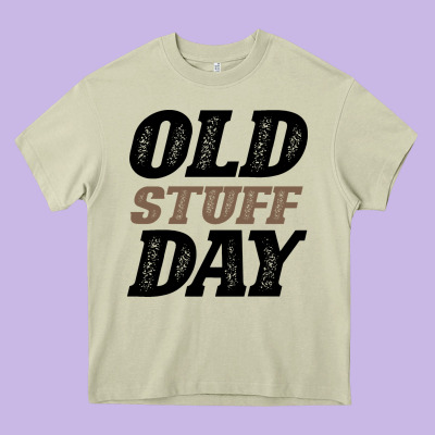 National Old Stuff Day Funny Gift Heavy Core Tee Designed By Bettercallsaul
