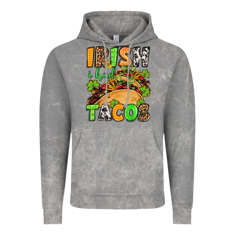 St. Patrick's Irish I Had Tacos Vintage Hoodie by OliviaCreatesArt | Teevron