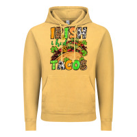 Vintage Mustard St. Patrick's Irish i had tacos Vintage Hoodie - OliviaCreatesArt