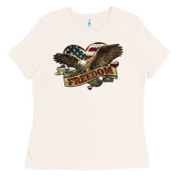 Freedom America Eagle 4th Of July Ladies Tee | Teevron