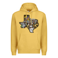 Antique Gold Happy Easter Texas Premium Hoodie - CowhideDigitalArt
