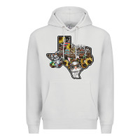 Dove Grey Happy Easter Texas Premium Hoodie - CowhideDigitalArt