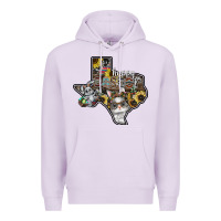 Lilac Happy Easter Texas Premium Hoodie - CowhideDigitalArt