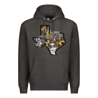 Smoke Happy Easter Texas Premium Hoodie - CowhideDigitalArt