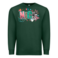 Sports Green nicu Premium Sweatshirt - AdoDesignShop
