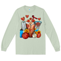 Matcha Basketball Sunflower Frappe Long Sleeve Tee - FaDigitalArtStudio
