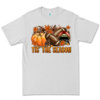 Dove Grey Tis' the season American Football Premium Tee - NancyCooperArtShop