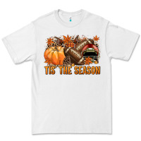 White Tis' the season American Football Premium Tee - NancyCooperArtShop