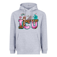Heather Grey icu Heavyweight Hoodie - AdoDesignShop