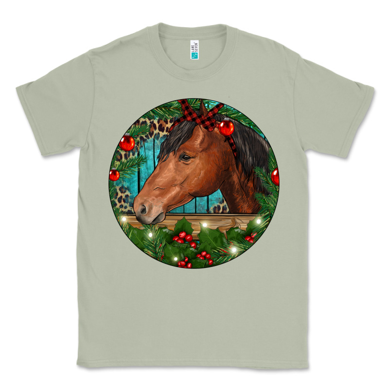 Western Horse Christmas Classic Tee by RanaPortraitStore | Teevron