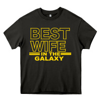 Asphalt BEST WIFE IN THE GALAXY Heavy Core Tee - Bettercallsaul