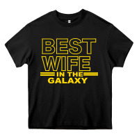 Black BEST WIFE IN THE GALAXY Heavy Core Tee - Bettercallsaul