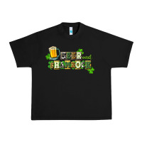 Black Beer and shamrock Urban Heavy Tee - CowGirlArtShop