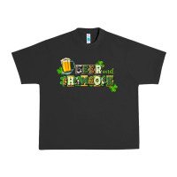 Pigment Black Beer and shamrock Urban Heavy Tee - CowGirlArtShop