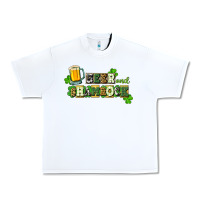 White Beer and shamrock Urban Heavy Tee - CowGirlArtShop