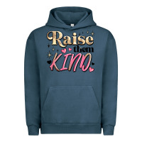 Pigment Midnight Navy raise them kind Urban Hoodie - JahusDesignShop