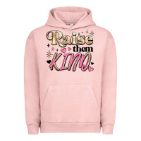 Pigment Salmon raise them kind Urban Hoodie - JahusDesignShop