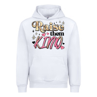 White raise them kind Urban Hoodie - JahusDesignShop