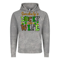 Cloud Rock St. Patrick's Somebody’s lucky ass wife Vintage Hoodie - OliviaCreatesArt