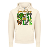Vintage Artic St. Patrick's Somebody’s lucky ass wife Vintage Hoodie - OliviaCreatesArt