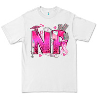 White breast cancer np nurse practitioner Premium Tee - texasbilliewilder